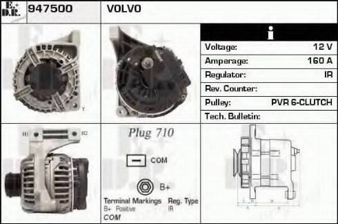 EDR 947500 - Генератор avtokuzovplus.com.ua