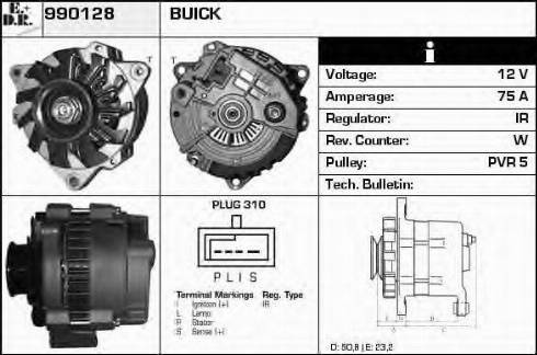 EDR 990128 - Генератор autocars.com.ua