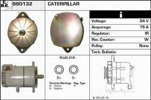 EDR 990132 - Генератор autocars.com.ua