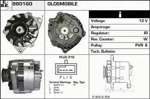 EDR 990160 - Генератор autocars.com.ua