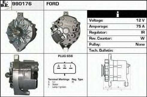 EDR 990176 - Генератор autocars.com.ua