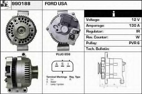 EDR 990188 - Генератор autocars.com.ua