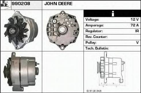 EDR 990208 - Генератор autocars.com.ua