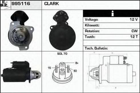 EDR 995116 - Стартер autodnr.net