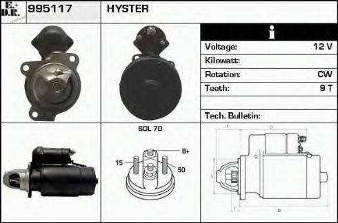 EDR 995117 - Стартер autodnr.net