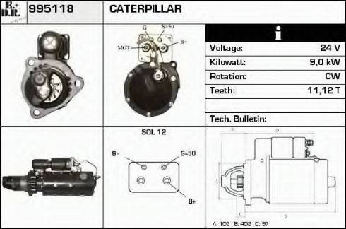 EDR 995118 - Стартер autodnr.net