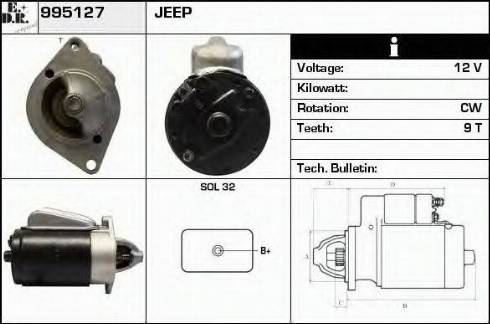 EDR 995127 - Стартер autodnr.net