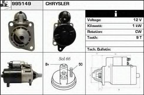 EDR 995149 - Стартер autodnr.net