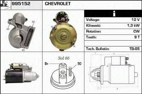 EDR 995152 - Стартер autodnr.net