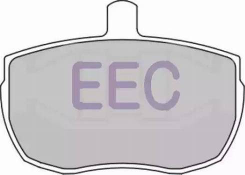EEC BRP0061 - Гальмівні колодки, дискові гальма autocars.com.ua