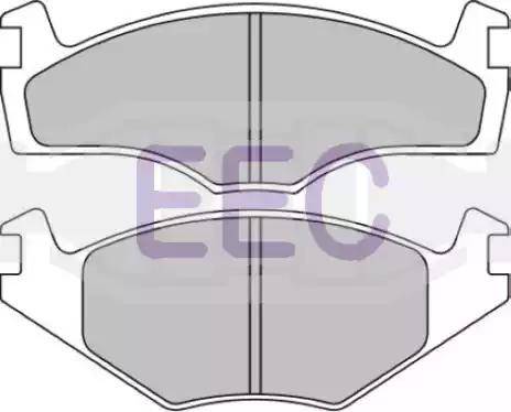 EEC BRP0438 - Гальмівні колодки, дискові гальма autocars.com.ua