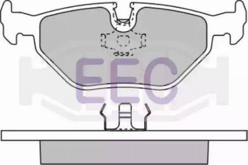 EEC BRP0590 - Гальмівні колодки, дискові гальма autocars.com.ua