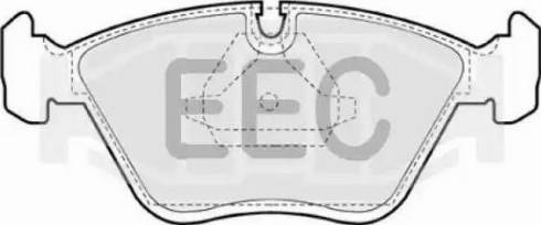 EEC BRP0596 - Гальмівні колодки, дискові гальма autocars.com.ua