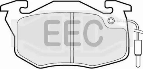 EEC BRP0624 - Гальмівні колодки, дискові гальма autocars.com.ua