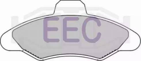 EEC BRP0685 - Гальмівні колодки, дискові гальма autocars.com.ua