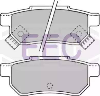 EEC BRP0688 - Гальмівні колодки, дискові гальма autocars.com.ua