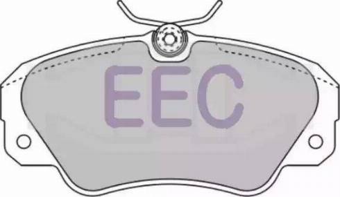 EEC BRP0757 - Гальмівні колодки, дискові гальма autocars.com.ua