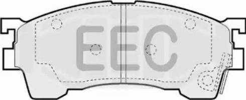 EEC BRP0765 - Гальмівні колодки, дискові гальма autocars.com.ua