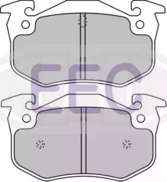 EEC BRP0771 - Гальмівні колодки, дискові гальма autocars.com.ua