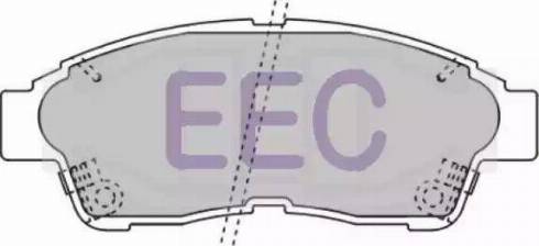 EEC BRP0792 - Гальмівні колодки, дискові гальма autocars.com.ua