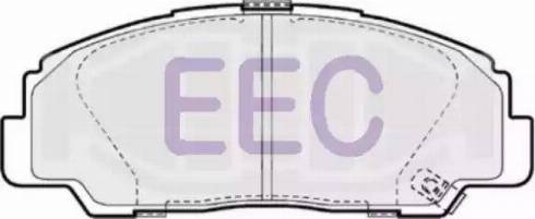 EEC BRP0873 - Гальмівні колодки, дискові гальма autocars.com.ua