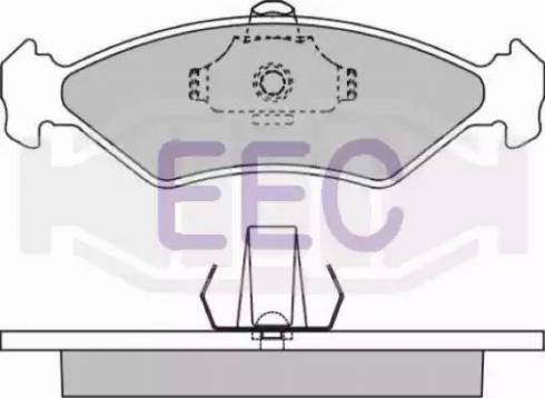 EEC BRP0882 - Гальмівні колодки, дискові гальма autocars.com.ua