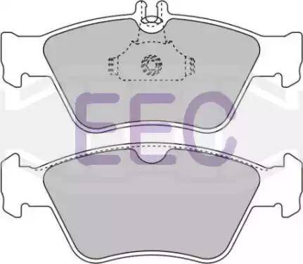 EEC BRP0886 - Гальмівні колодки, дискові гальма autocars.com.ua