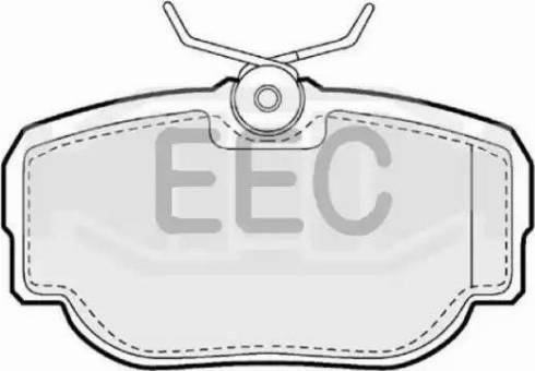 EEC BRP0908 - Гальмівні колодки, дискові гальма autocars.com.ua