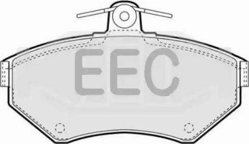 EEC BRP0961 - Гальмівні колодки, дискові гальма autocars.com.ua