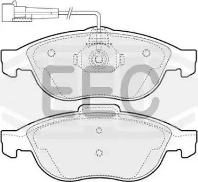 EEC BRP1000 - Тормозные колодки, дисковые, комплект autodnr.net