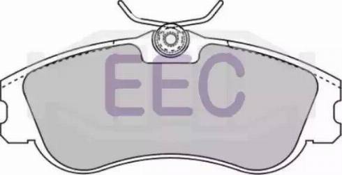 EEC BRP1001 - Гальмівні колодки, дискові гальма autocars.com.ua