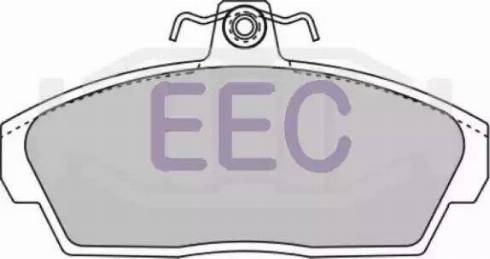 EEC BRP1019 - Гальмівні колодки, дискові гальма autocars.com.ua