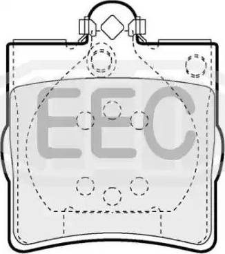 EEC BRP1063 - Тормозные колодки, дисковые, комплект autodnr.net