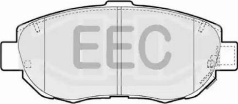 EEC BRP1096 - Гальмівні колодки, дискові гальма autocars.com.ua