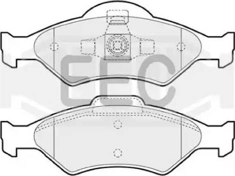 EEC BRP1125 - Гальмівні колодки, дискові гальма autocars.com.ua