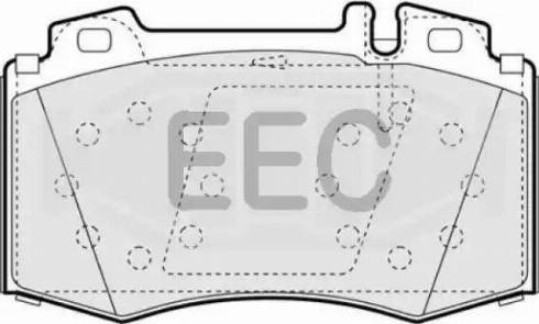 EEC BRP1153 - Тормозные колодки, дисковые, комплект autodnr.net