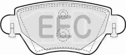 EEC BRP1175 - Гальмівні колодки, дискові гальма autocars.com.ua