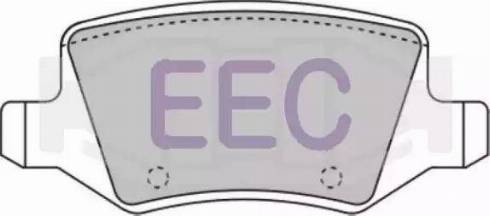 EEC BRP1214 - Гальмівні колодки, дискові гальма autocars.com.ua