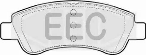 EEC BRP1216 - Гальмівні колодки, дискові гальма autocars.com.ua