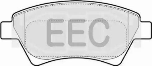 EEC BRP1308 - Гальмівні колодки, дискові гальма autocars.com.ua