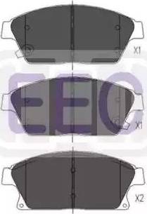 EEC BRP1772 - Гальмівні колодки, дискові гальма autocars.com.ua