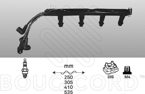 EFI 1439 - Комплект проводів запалювання autocars.com.ua