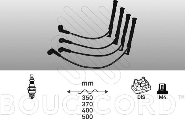 EFI 1443 - Комплект проводів запалювання autocars.com.ua