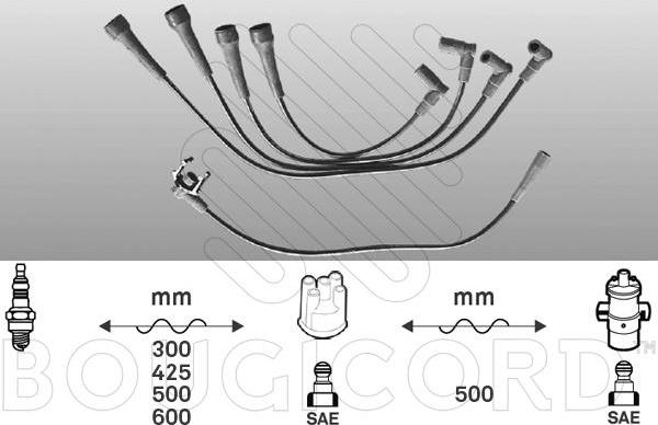 EFI 2425 - Комплект проводів запалювання autocars.com.ua