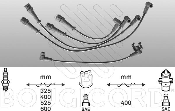 EFI 2471 - Комплект проводів запалювання autocars.com.ua