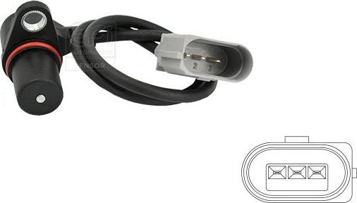 EFI 303049 - Датчик імпульсів, колінчастий вал autocars.com.ua