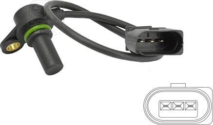 EFI 303056 - Датчик імпульсів, колінчастий вал autocars.com.ua