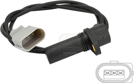 EFI 303058 - Датчик імпульсів, колінчастий вал autocars.com.ua