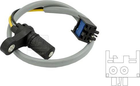 EFI 303116 - Датчик імпульсів, колінчастий вал autocars.com.ua