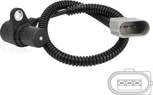 EFI 303186 - Датчик імпульсів, колінчастий вал autocars.com.ua